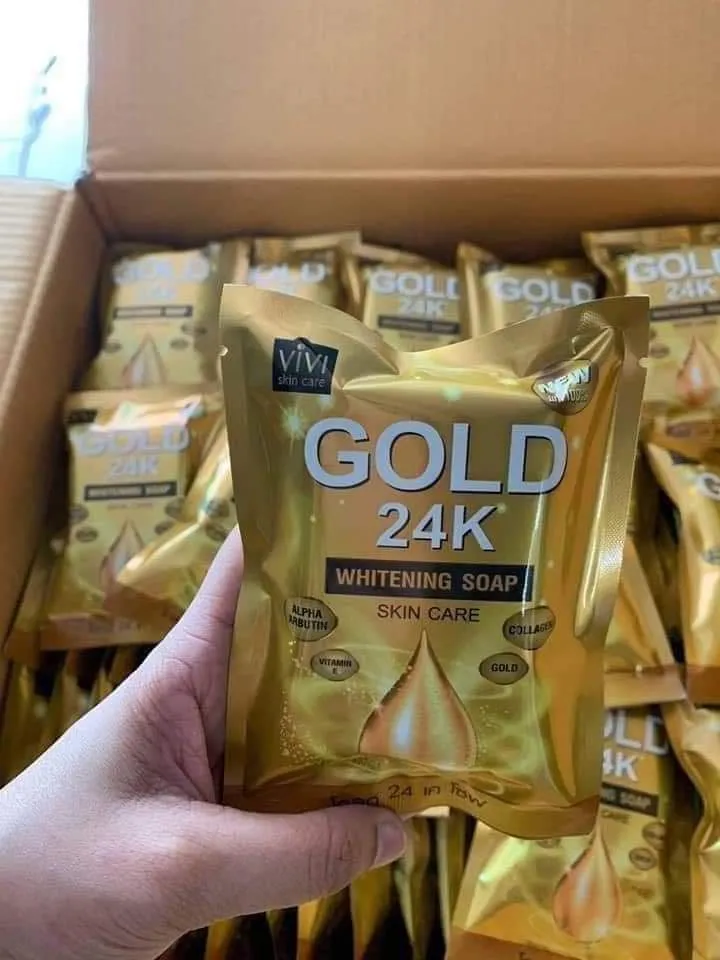 24 K Gold Soap